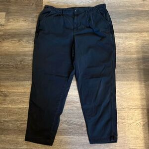 American Eagle Super Stretch Women's Black Pleated Pants 20